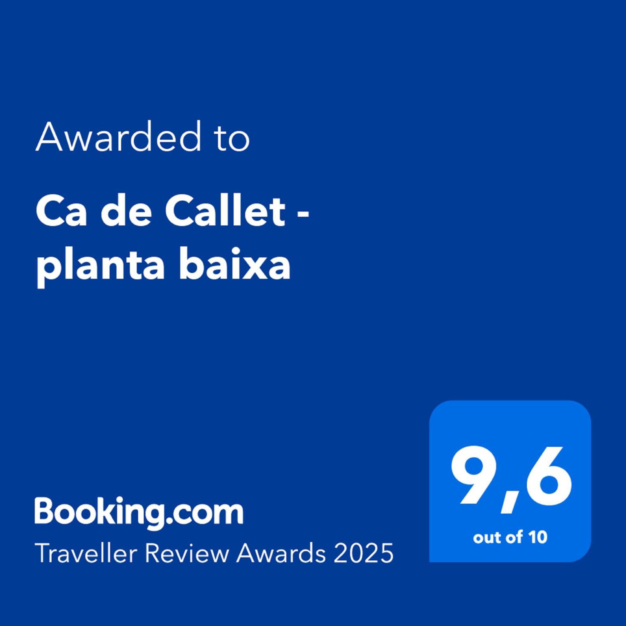 Ca De Callet - Planta Baixa Estación Eksteriør bilde